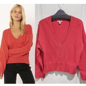 Amuse Society | Keri Long Sleeve Sweater in Red